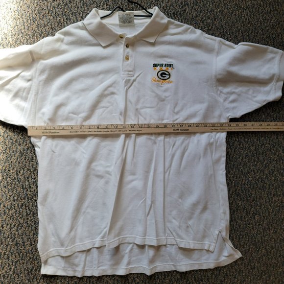 NFL Green Bay Packers Super Bowl XXXI Champions Size XL Polo *** Some Spots *** - Picture 11 of 13